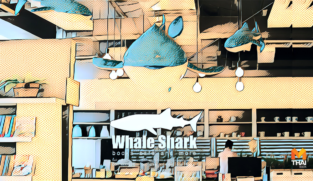 Whale Shark Books คาเฟ่ร้านหนังสือ ฉลามวาฬ พื้นที่การเรียนรู้ อ่านหนังสือ